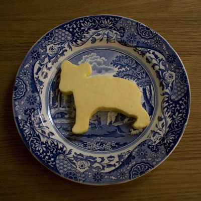 Coco&Me - Homemade butter in a shape of a bear (molded) - www.cocoandme.com